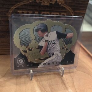 1999 Pacific Crown Royale Alex Rodriguez Diecut Card Mariners